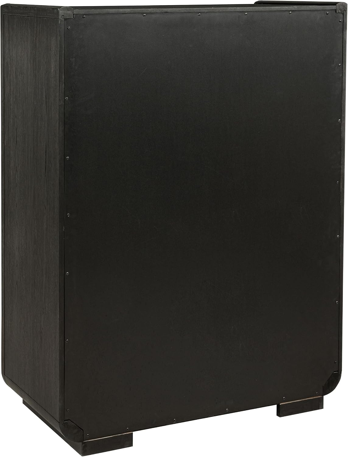 Coaster Home Furnishings - Leandro - Wood - 5-Drawer Chest with Recessed Pulls, Felt-Lined Top and Fully Enclosed Storage - Bedroom - Burnished Black - 222495