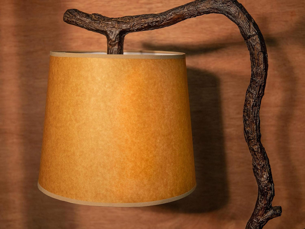 Kenroy Home Overhang Floor Lamp with Bronze Finish, Rustic Style, 61' Height, 17.75' Width, 12' Depth