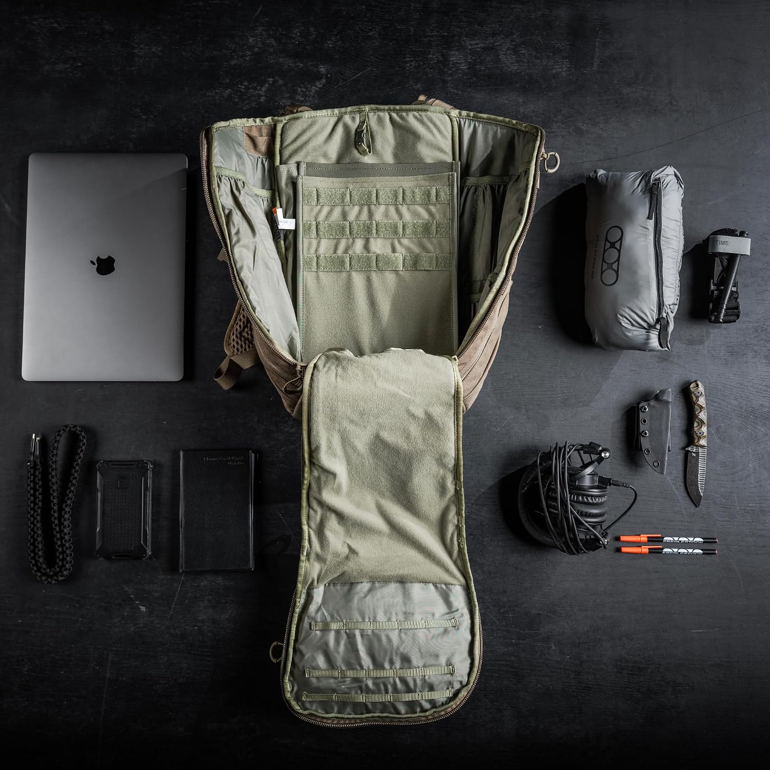 Eberlestock Switchblade Pack - Low Profile Tactical EDC Backpack for Maximum Space and Organization