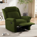 Christopher Knight Home 360° Swivel Recliner, Velvet Rocking Recliner Upholstered Recliner Chair, Rocker with Adjustable Backrest Nailhead Trims, Green