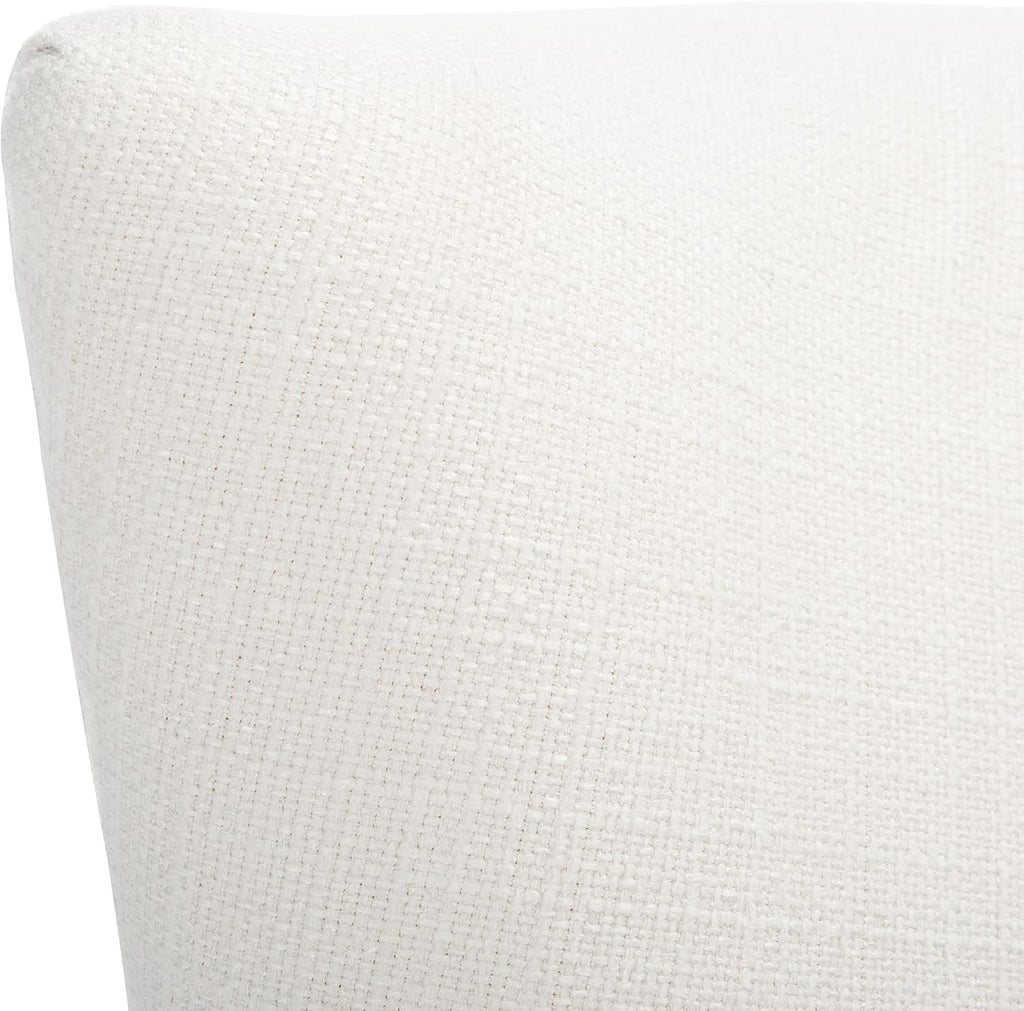 SAFAVIEH Home Collection Delfino White/Natural Accent Chair