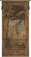 Charlotte Home Furnishings Inc. La Recolte Des Ananas Pagoda Door French Tapestry Wall Hanging 58 X 28 Inch Viscose Cotton And Polyester Blend Wall Art Perfect For Home Decor And Wall Decor