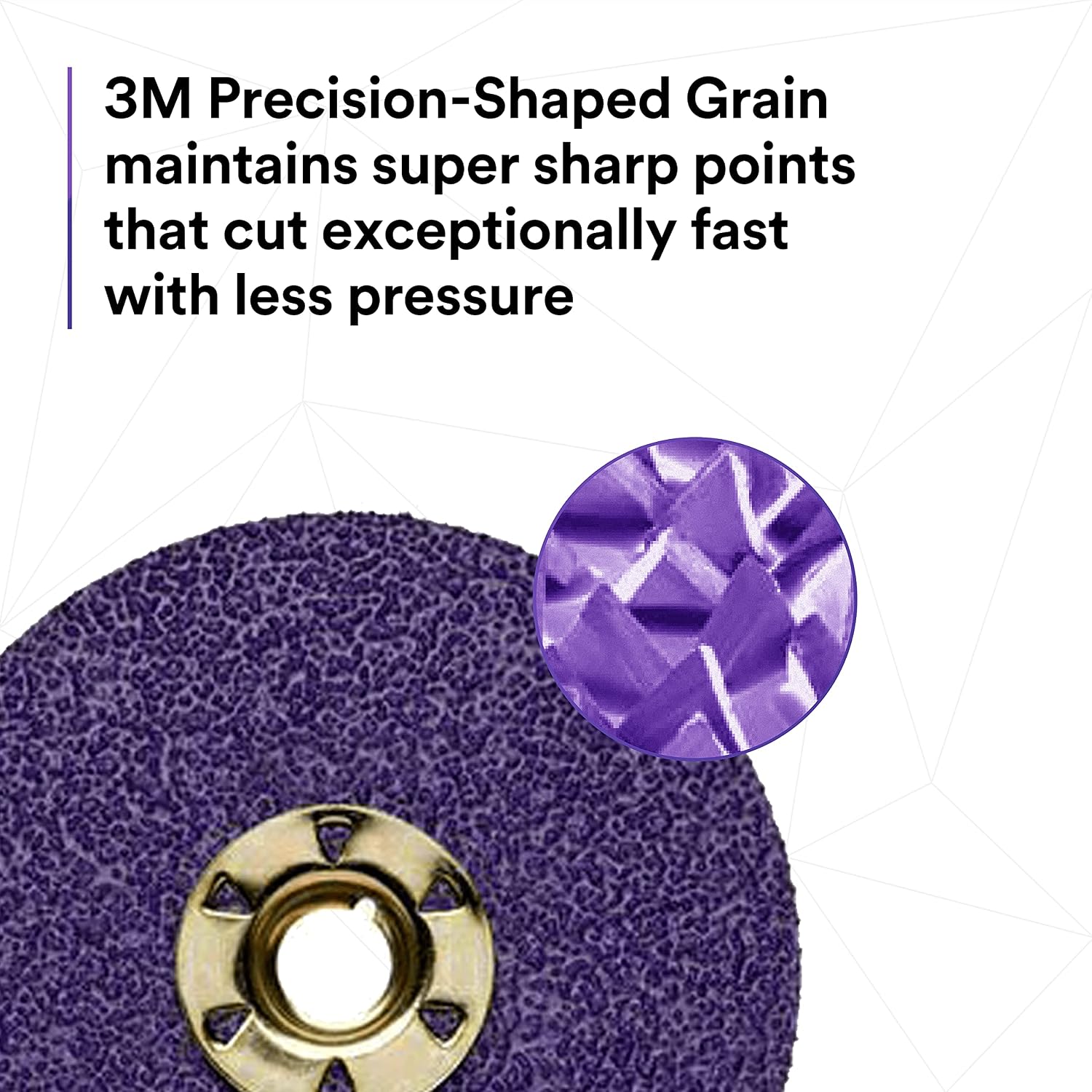 3M Cubitron II Fibre Disc 982CX Pro, 36+, TN Quick Change, 5 in, Die TN500P, Pack of 25, Improved Productivity, Longer Cut Rates, Designed for Heavy Metal Removal, Excels in Carbon Steel Applications