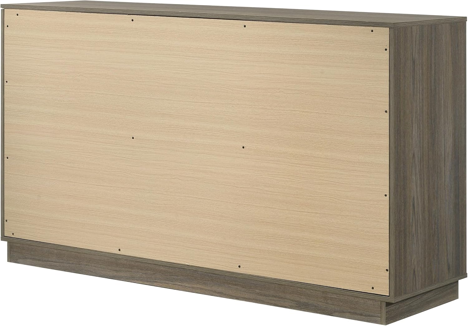 Coaster Home Furnishings - Fenwick - Engineered Wood - 9-Drawer Dresser with Contemporary Style, Two-Tone Design, Hidden Jewelry Drawer, Antique Nickel Handles - Bedroom - Grey Oak - 224983