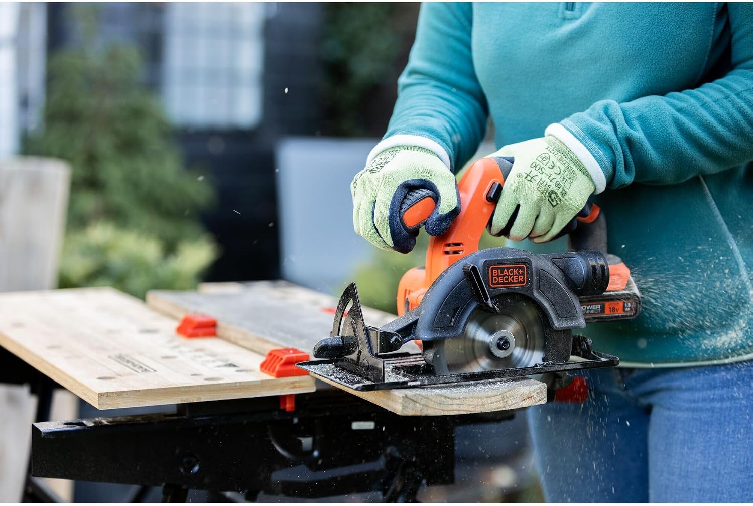 BLACK+DECKER Workmate 825 Deluxe Dual-Height Workbench, WM825-XJ
