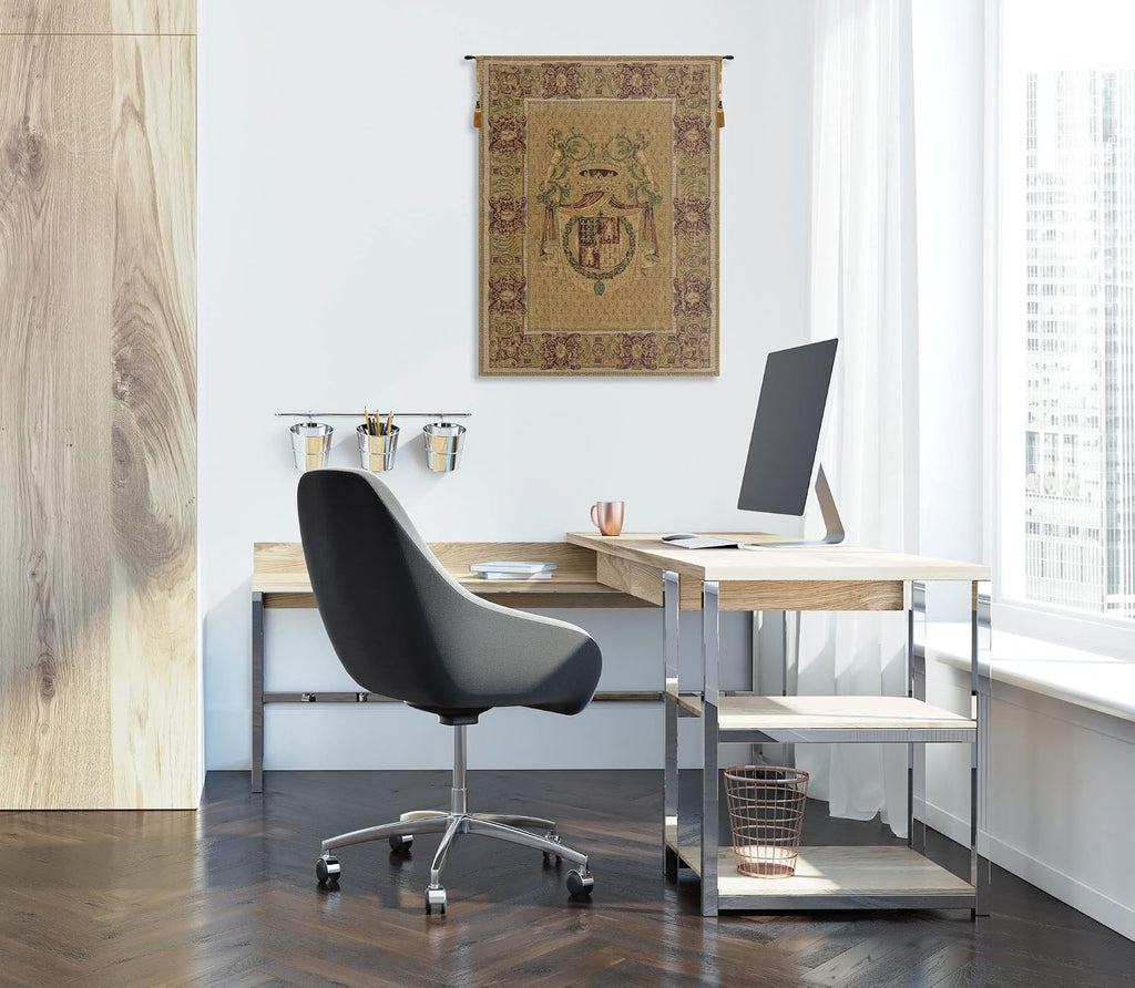 Charlotte Home Furnishings Inc. Stemma Tours Chenille Italian Tapestry Wall Hanging 36 X 26 Inch Viscose Cotton And Polyester Blend Wall Art Italian Woven Perfect For Home Decor And Wall Decor