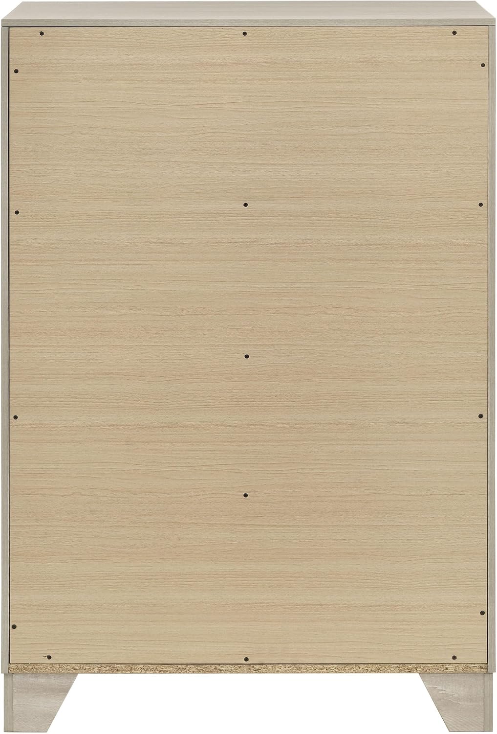 Coaster Home Furnishings - Trenton - Wood - 4-Drawer Chest of Drawers with Nickel Handles, English Dovetail Joinery and Metal Glides - Contemporary - Bedroom - Rustic Cream - 225065