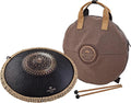 Meinl Sonic Energy Octave Steel Tongue Drum 9 Notes 16' with Mallets, Bag — Sound Healing Instrument for Musical Education, Meditation, ASMR, Yoga