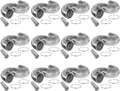 iPower 12-Pack 4 Inch 25 Feet Non-Insulated Flex Air Aluminum Ducting Dryer Vent Hose for HVAC Ventilation, Silver