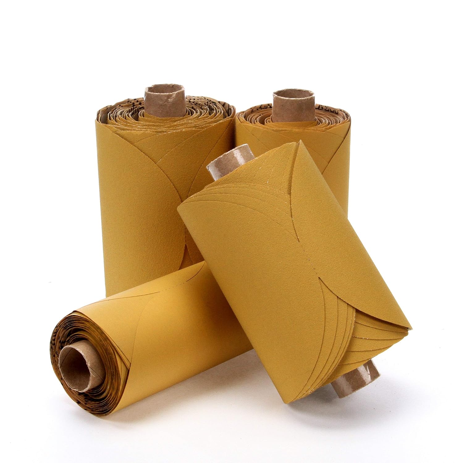 3M Stikit Gold Film Disc Roll 255L, P180, 5 in x NH, Die 500X, 125 Discs per roll