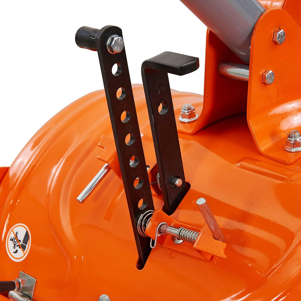 YARDMAX 18 in. 212 cc Gas OHV Engine Rear Tine Tiller with Dual Rotating Tilling