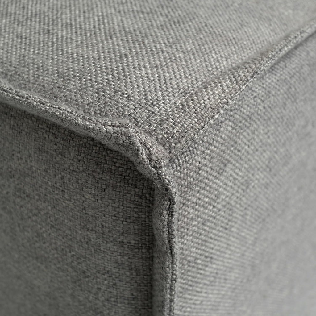 Flash Furniture Bridgetown Fabric Middle Chair Module for Sectional Sofa, Customizable Modular Couch Armless Middle Seat, Gray
