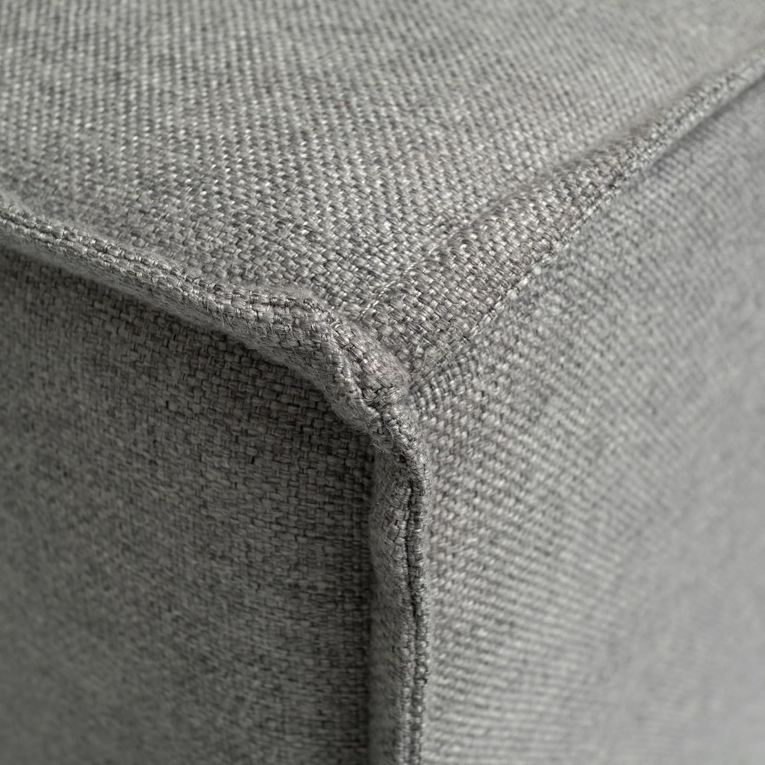Flash Furniture Bridgetown Fabric Middle Chair Module for Sectional Sofa, Customizable Modular Couch Armless Middle Seat, Gray