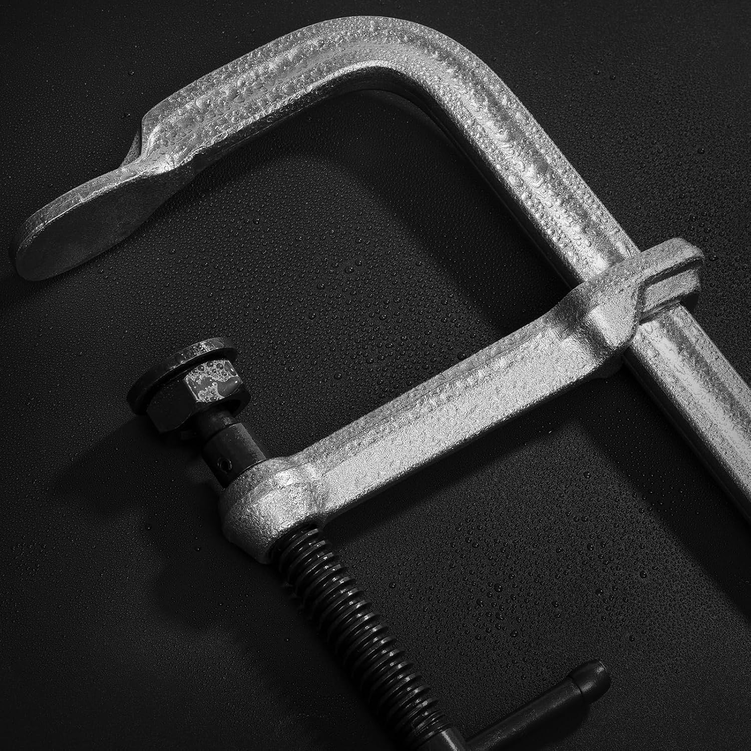 4-Pack 12-Inch Heavy-Duty F-Clamps for Welding, Woodworking & Metalworking–3450 Lbs Load Capacity, 4-3/4 Inch Throat Depth, All-Steel Construction