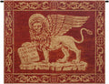 Charlotte Home Furnishings Inc. Leone Rosso Italian Tapestry Wall Hanging 20 X 26 Inch Viscose Cotton & Polyester Blend Wall Art Perfect for Home Decor & Wall Decor By Alberto Passini