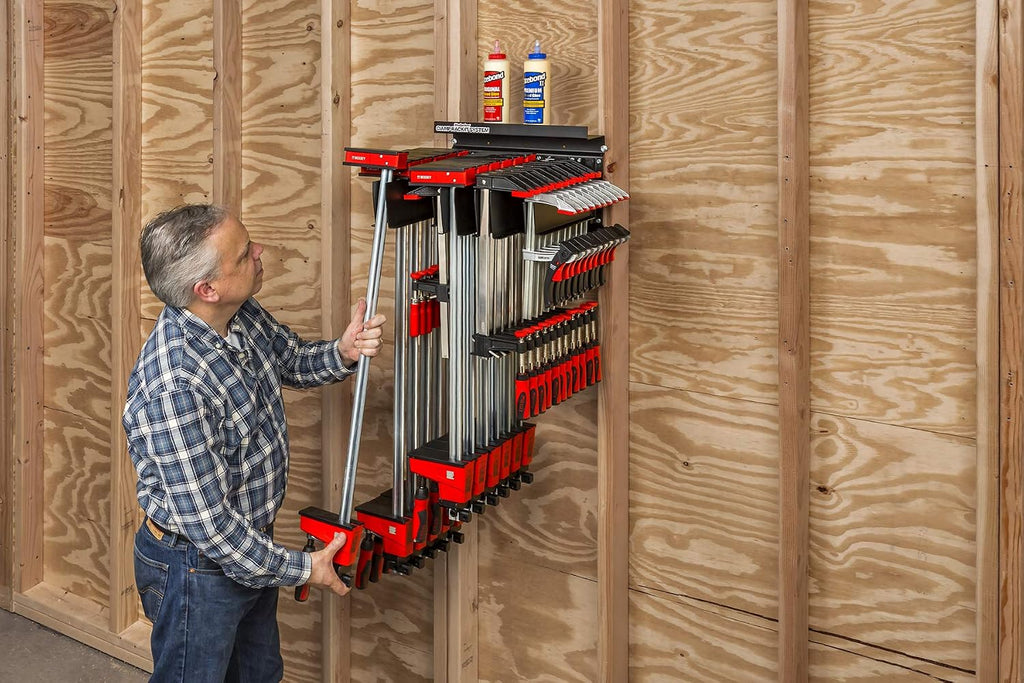 Woodpeckers Clamp Rack-It System - 24' Base - 3 Large Arm Sets + 2 Small Arm Sets