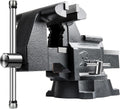Forward CR80A 8 Inch Bench Vise Heavy Duty Vice with Anvil and 190 Degrees Swivel Base (8')