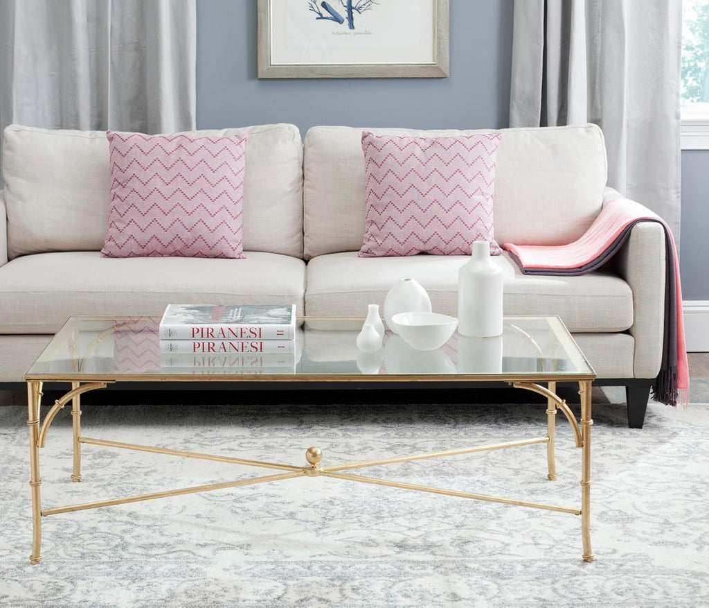 Safavieh Home Collection Maurice Gold Coffee Table