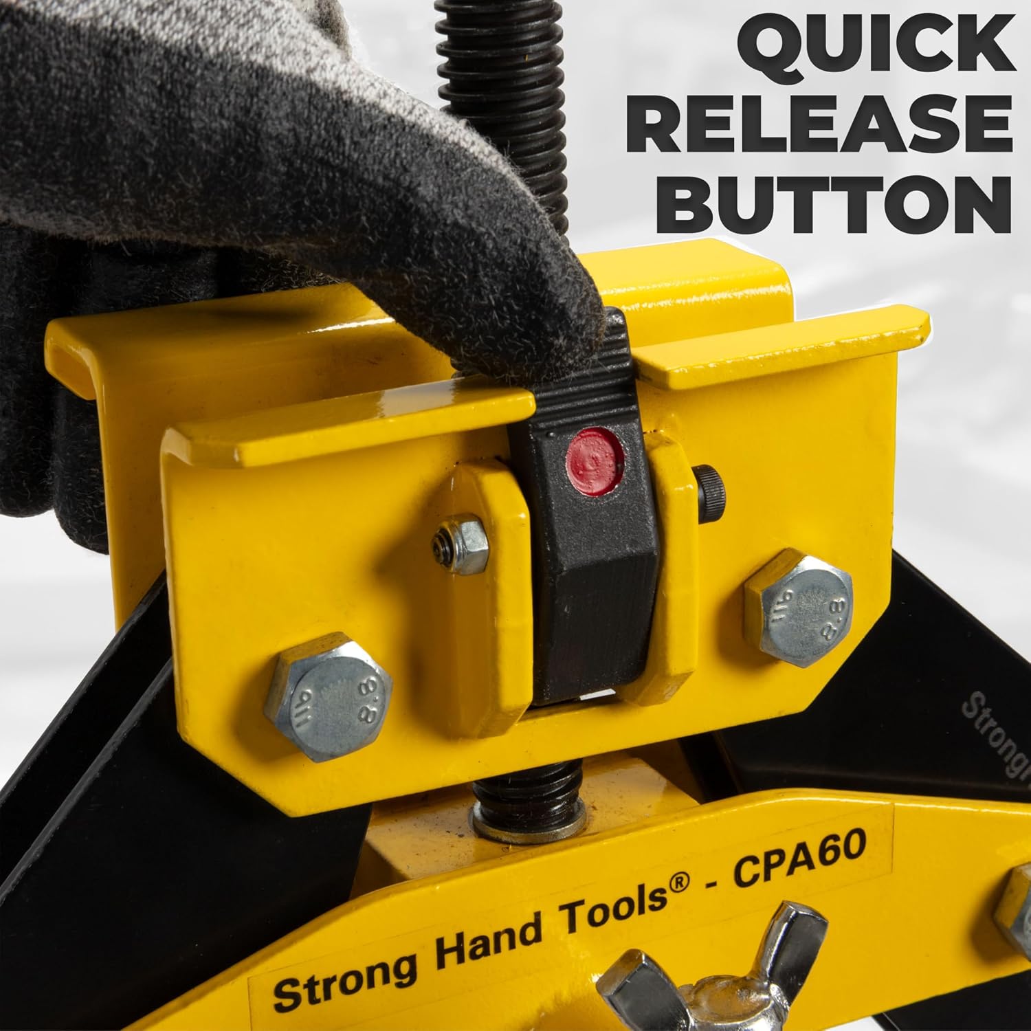Strong Hand Tools, Pipe Alignment Clamp, Pipe Diameter Capacity: 2' - 6', Fit-Up Clamp, Quick Acting Screws, Stainless Steel Contact Adjustment Screws, CPA60