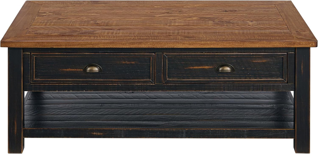 Martin Svensson Home Monterey Coffee Table, Black and Honey