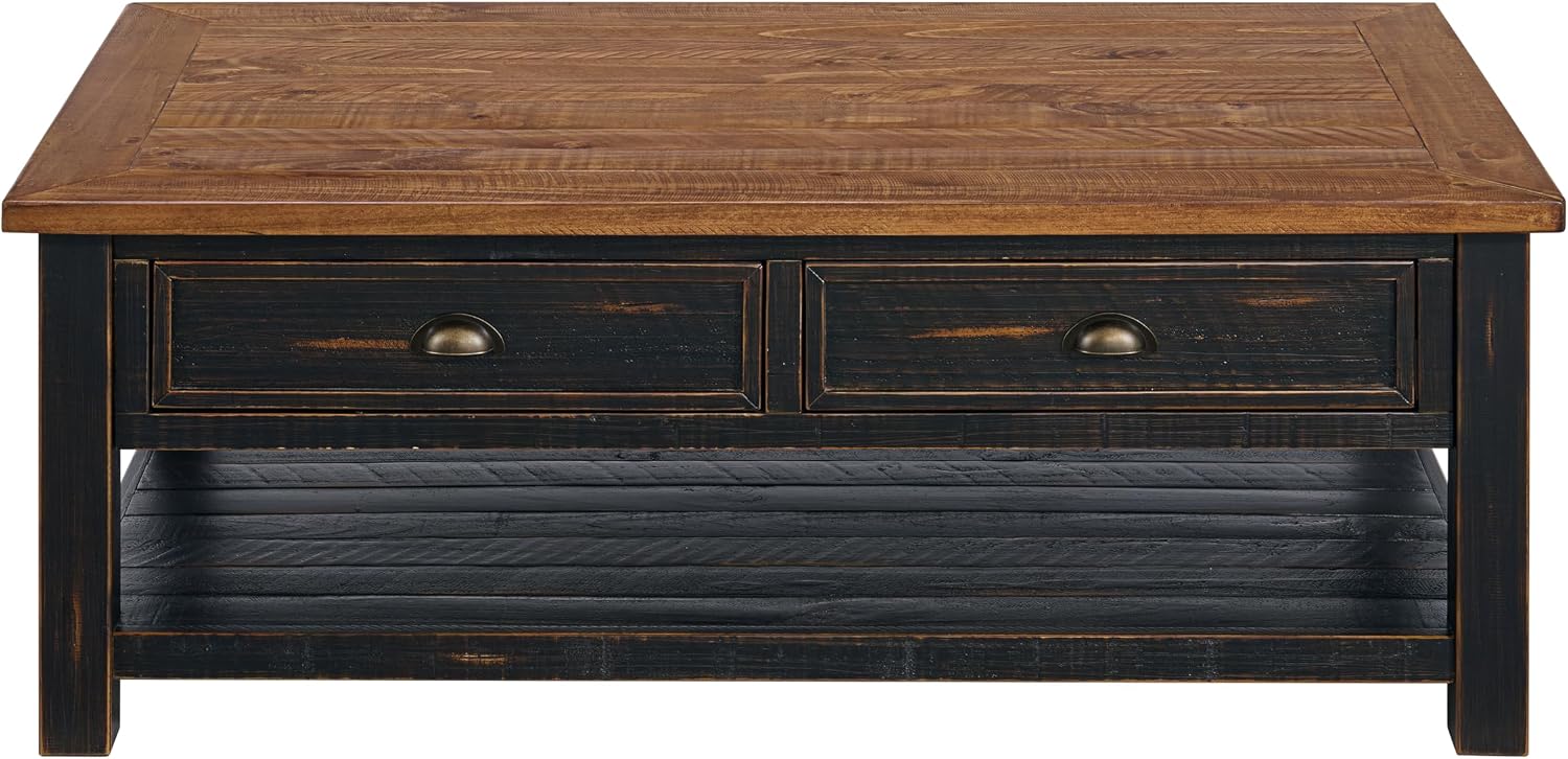 Martin Svensson Home Monterey Coffee Table, Black and Honey