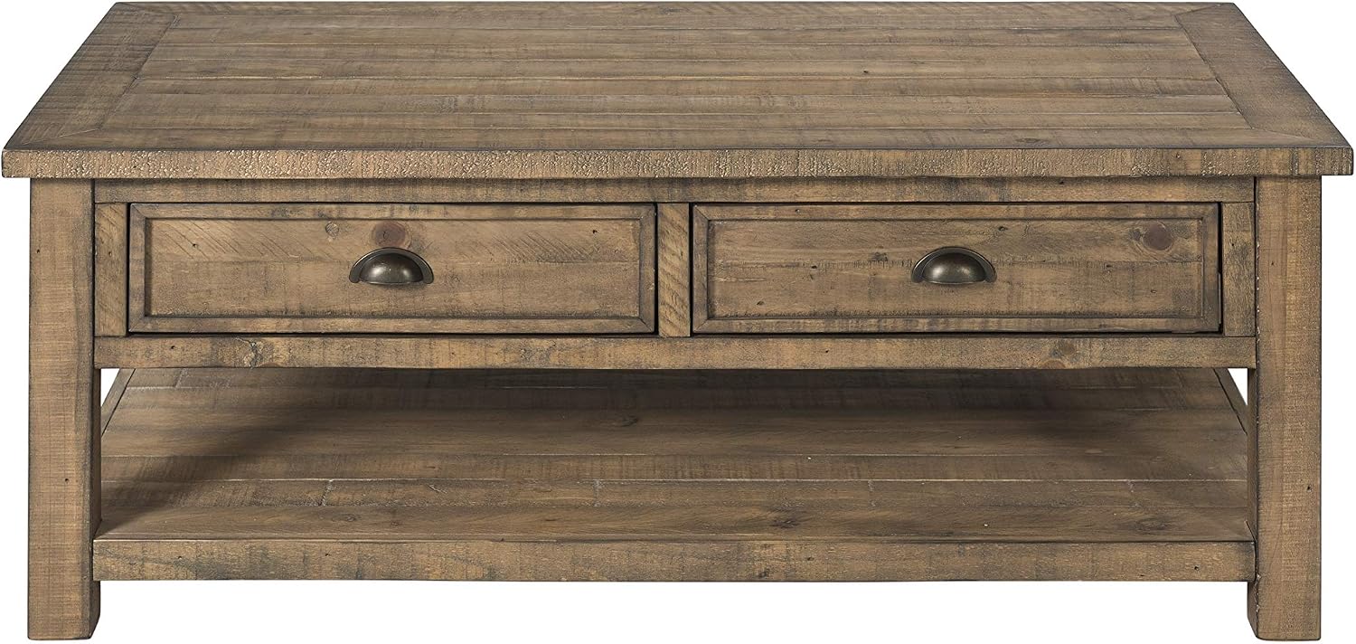 Martin Svensson Home Monterey Solid Wood Coffee Table, Reclaimed Natural
