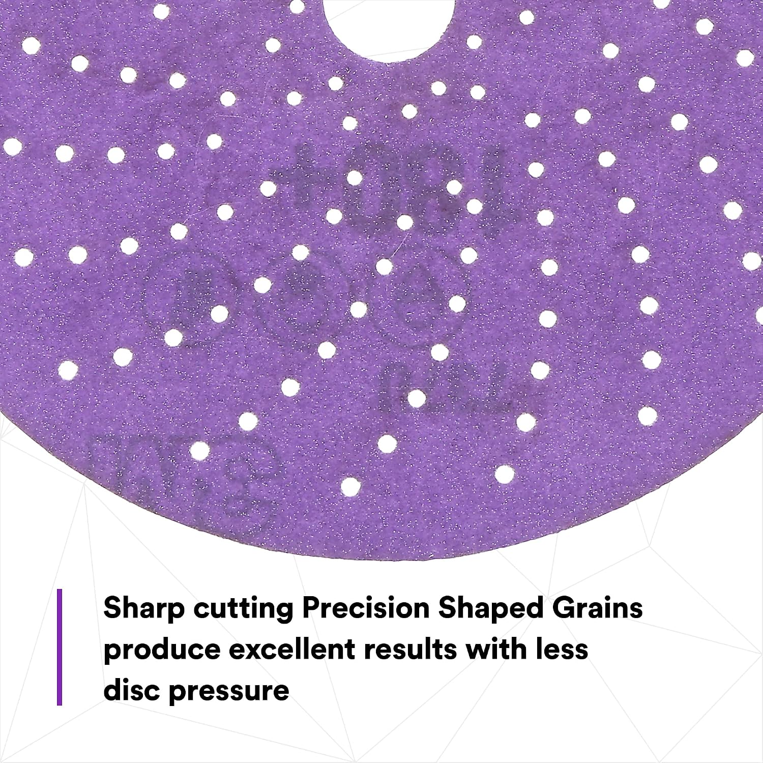 3M Cubitron, Hookit Clean Sanding Abrasive Disc 31374, 6 in, 180+ Grade, 50 Count Discs, Virtually Dust-Free, High Performance, Multi-Hole Pattern, Feather Edging, Stock Removal (Pack of 4)