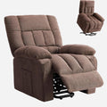Power Lift Recliner Chair for Adult with Heated and Full Body Massage, Glider Nursery Chair with Cup Holder and USB Charge Port, Oversided Swivel Rocker Recliner for Living/Study/Bedroom Room, Pro