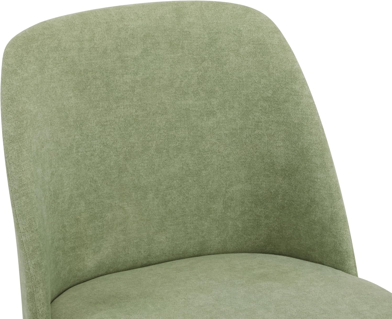 Christopher Knight Home Set of 2 Ringo Fabric Upholstered Dining Chairs, Rubberwood Frame, Curved Backrest, Foam-Filled Cushion, Armless Accent Chair/Side Chair for Dining Room/Kitchen, Mint+Black