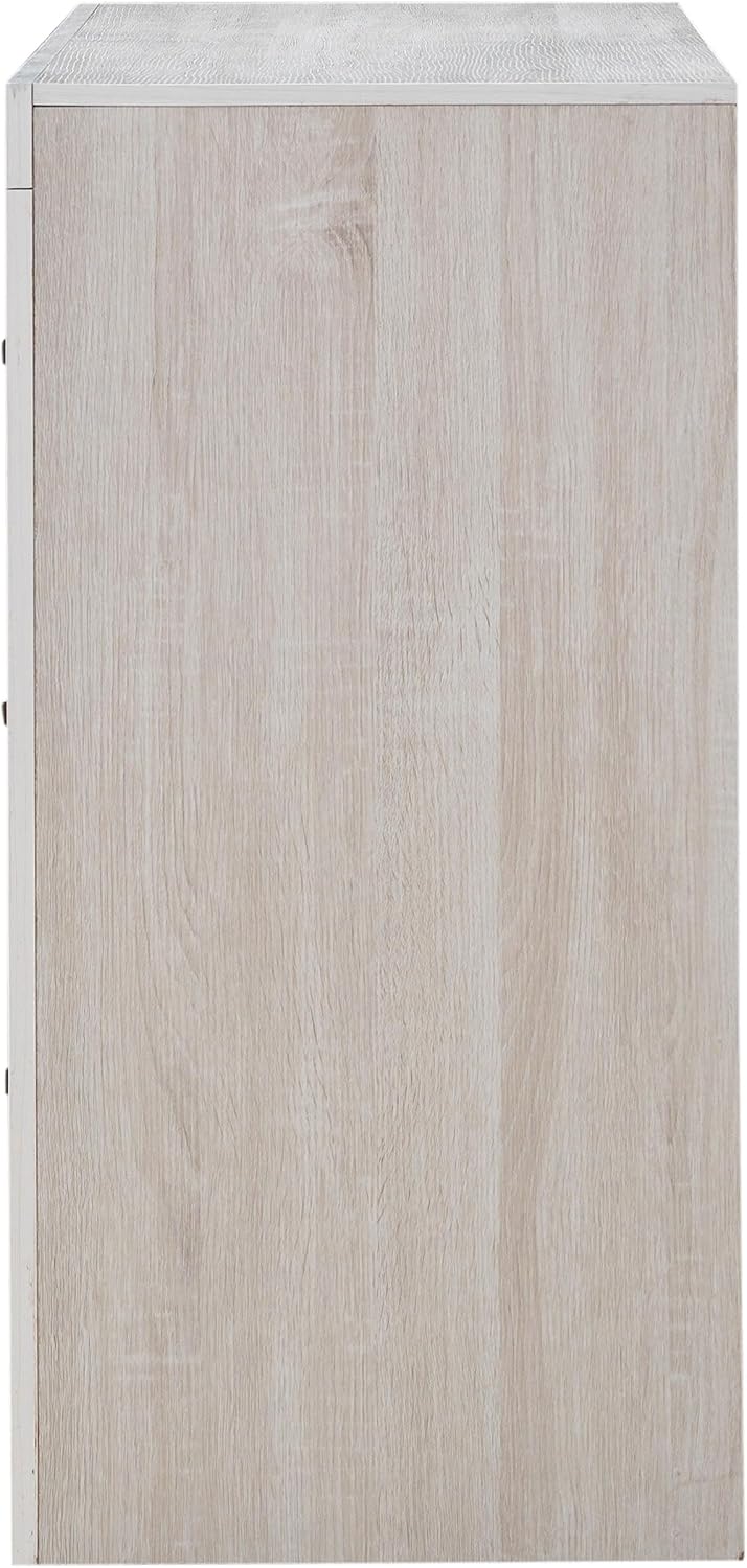 Coaster Home Furnishings Brantford Farmhouse 59-inch 6-Drawer Bedroom Dresser Clothing Storage Cabinet Wide Chest of Drawers Organizer Unit Coastal White 207053