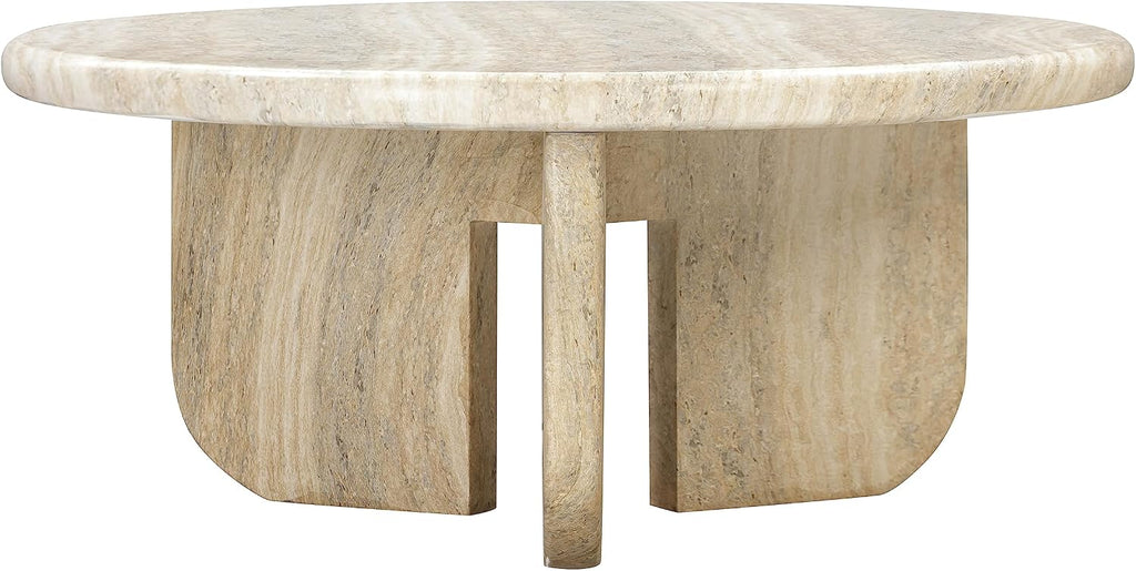 Tov Furniture Patrizia Concrete Round Coffee Table