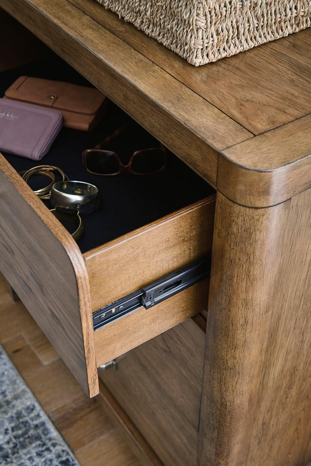Signature Design by Ashley Cabalynn Casual 6 Drawer Dresser with Felt-lined Top Drawer for Bedroom, Light Brown