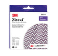 3M XtractNet Disc 710W, 5 in, 12 Piece Multi-Pack Hook and Loop Sanding Discs, 80+, 120+, 180+, 220+, 240+, 320+, Virtually Dust-Free, Assorted Grades, 88518, Case of 20,Purple