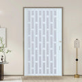 DIYHD 72X96in Glass Accordion Door, Large PVC Folding Door with Frosted Acrylic Panel for Privacy & High Light Transmission – Ideal for Oversized Openings, Space-Saving Closet or Room Divider