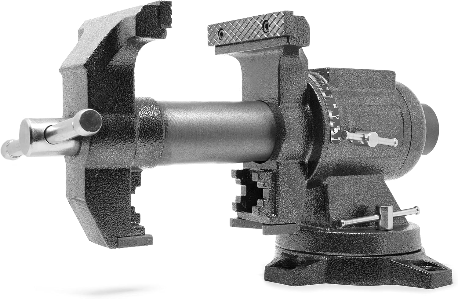 WEN Multi-Purpose Bench Vise, 5-Inch, Cast Iron with Swivel Base (MPV502)