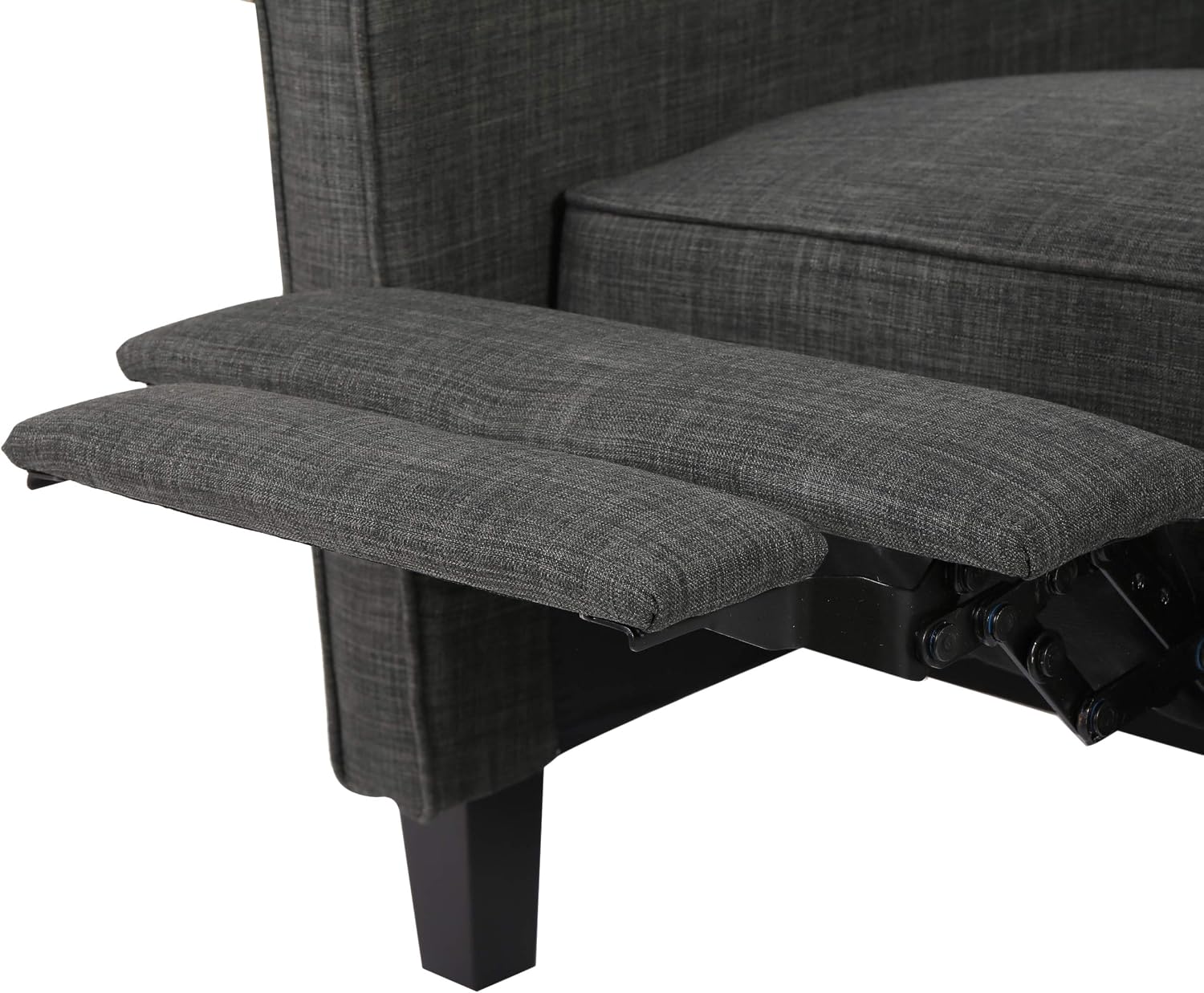 Christopher Knight Home Emmie Fabric Recliner (Set of 2), Moss Gray, Dark Brown
