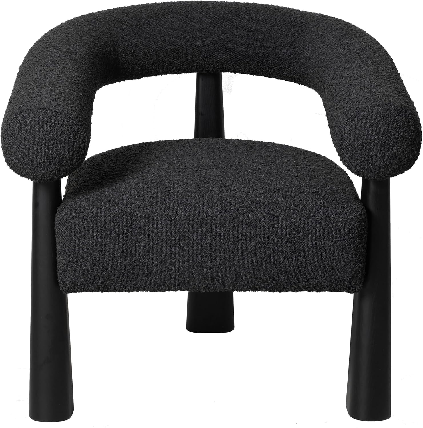 Tov Furniture Spara Black Performance Boucle Accent Chair (Black)