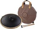 Meinl Sonic Energy Octave Steel Tongue Drum 9 Notes 16' with Mallets, Bag — Sound Healing Instrument for Musical Education, Meditation, ASMR, Yoga
