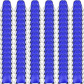 PATIKIL Drawstring Backpack Bulk 100 Pack Draw String Bags 210D Polyester Gym Cinch Sack for Women Men Gym Sport Travel Party, Blue (16.5' x 13.3')