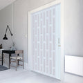 DIYHD 72X80in Glass Accordion Door, Large PVC Folding Door with Frosted Acrylic Panel for Privacy & High Light Transmission – Ideal for Oversized Openings, Space-Saving Closet or Room Divider