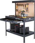 Olympia Tools Multi-Purpose Workbench With Light, 82-802 , Black