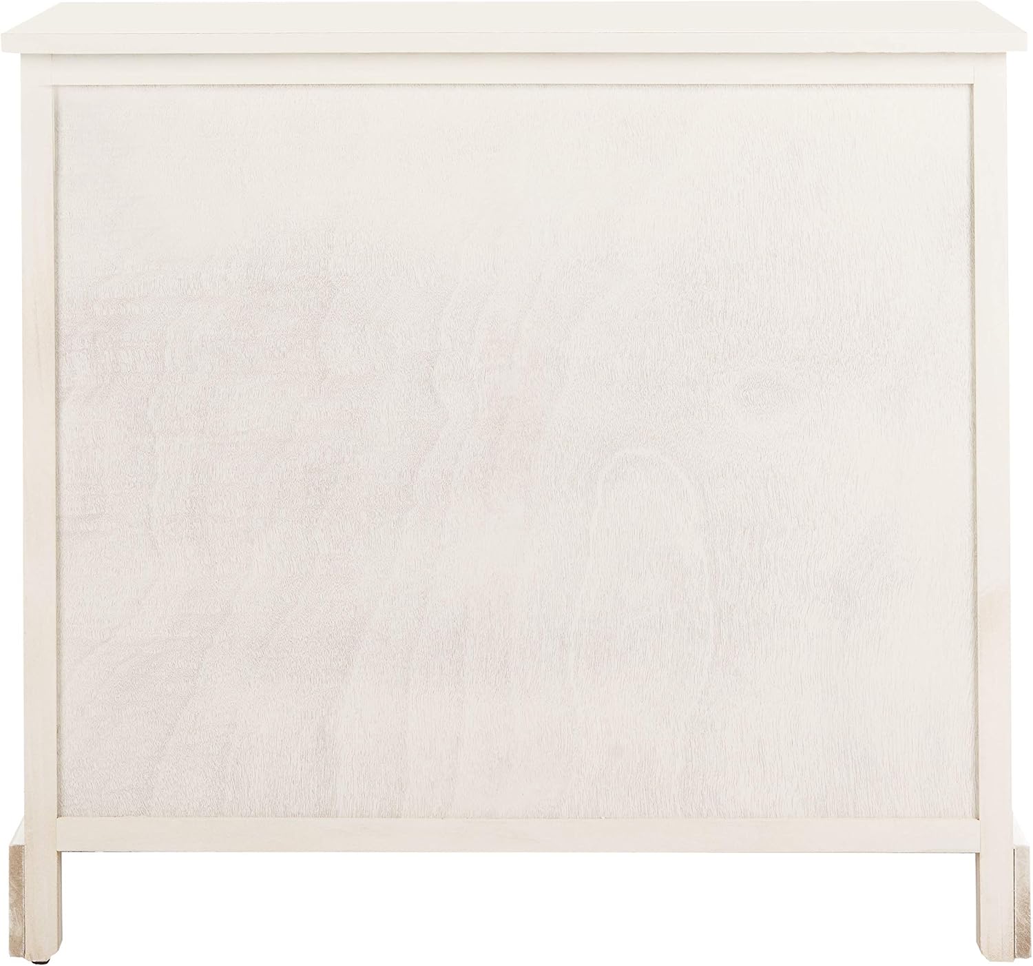 SAFAVIEH Furniture - Herman 2-Drawer Storage Unit - Distressed Cream - Solid Wood - Classic Storage Design - Ideal for Living Room, Entryway, 29' W x 13' D x 27.5' H - Fully Assembled (AMH5702C)