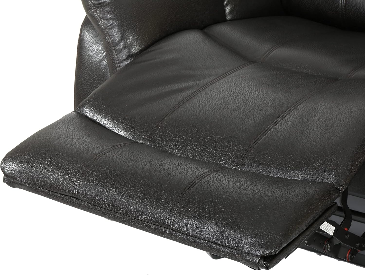 Christopher Knight Home GDFStudio Great Deal Furniture Merit Black Leather Recliner/Glider Chair