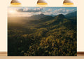 20X10ft Fabric Forest Tapestry Wall Hanging Jungle Forest Backdrop Misty Nature Scenery Background for Staircase Wall Hallway Narrow Space Decor Living Room Home Decor Photo Studio Props