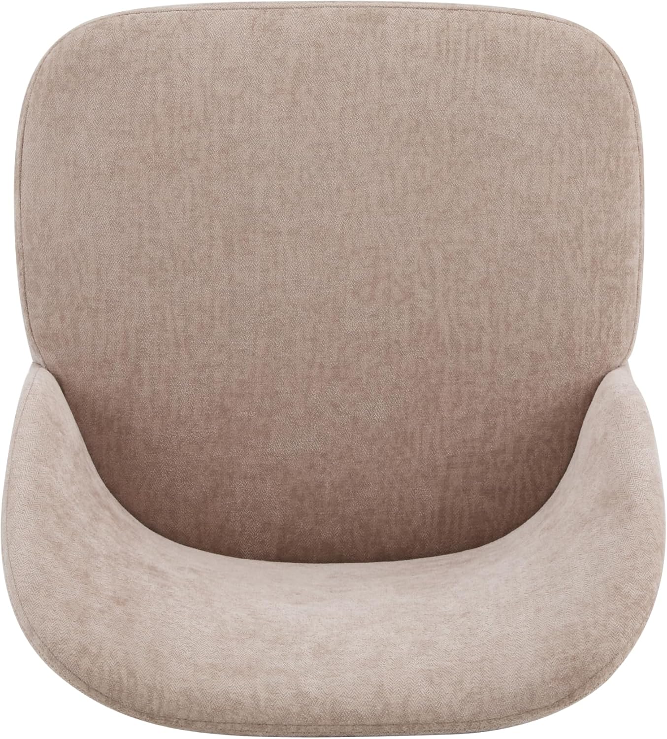 Christopher Knight Home Set of 2 Ringo Fabric Upholstered Dining Chairs, Rubberwood Frame, Curved Backrest,Foam-Filled Cushion, Armless Accent Chair/Side Chair, Dining Room/Kitchen, Apricot+Walnut