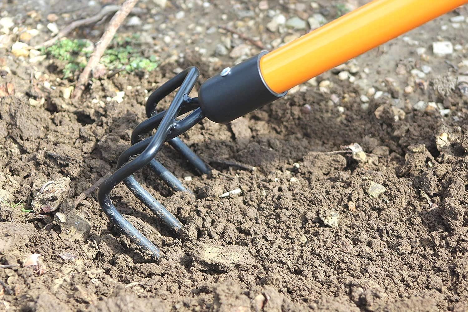 Ashman Garden Cultivator (6 Pack)– Sturdy Hand Tiller/Cultivator – Heavy Duty Blade for Digging, Loosening Soil and Weeding – Rubber Grip Handle for a Strong Hold – Rust Resistant.