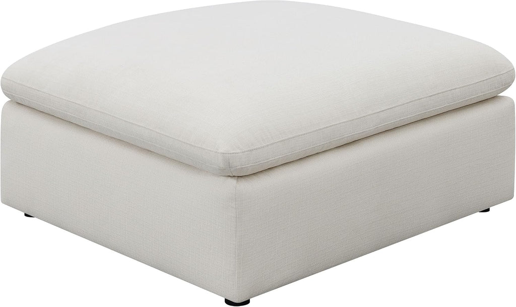 Coaster Home Furnishings - Hobson - 4-Piece Upholstered Modular Sectional Sofa with Accent Pillows and Sloped Track Armrests - Living Room - Ivory - 551451-SETB