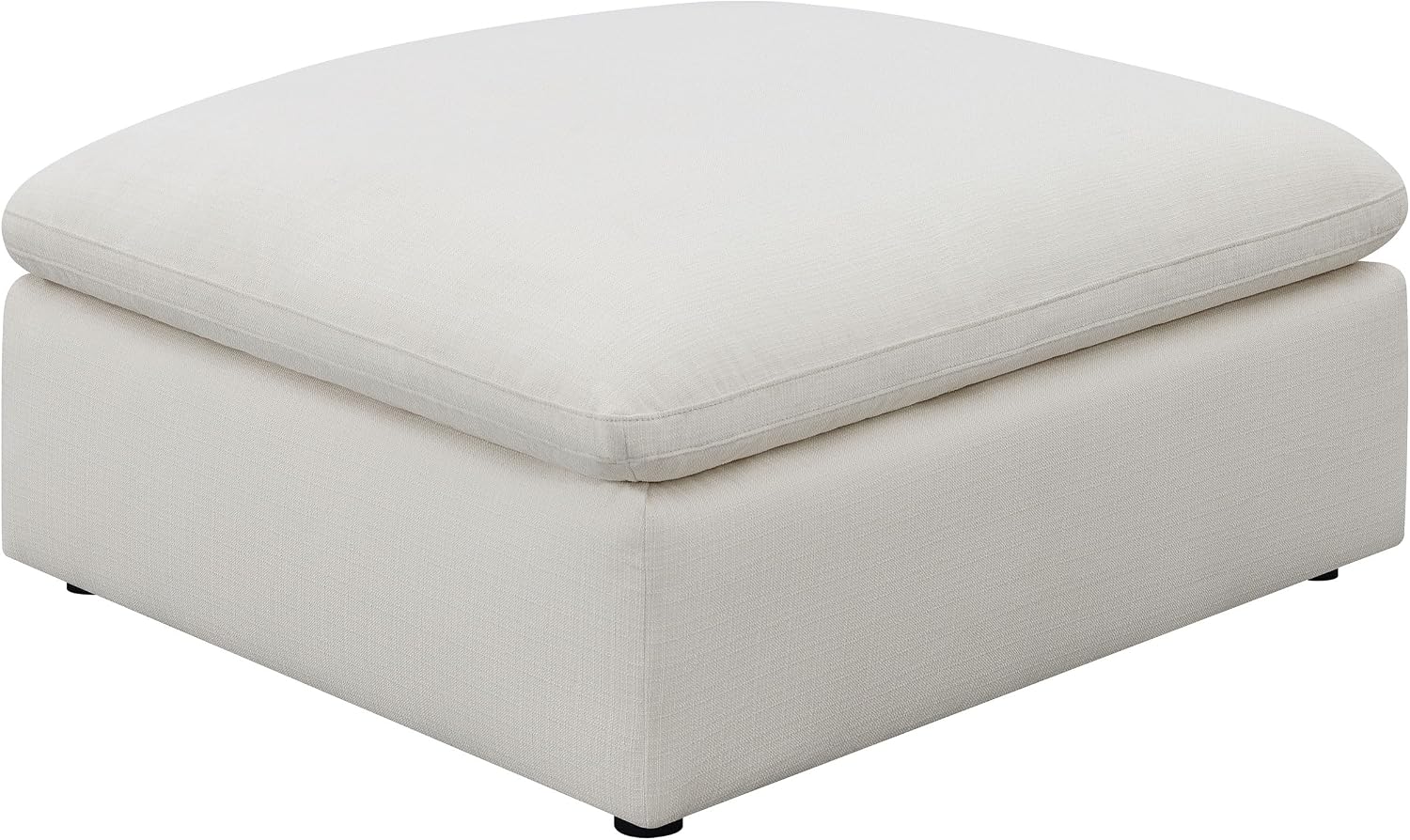 Coaster Home Furnishings - Hobson - 4-Piece Upholstered Modular Sectional Sofa with Accent Pillows and Sloped Track Armrests - Living Room - Ivory - 551451-SETB