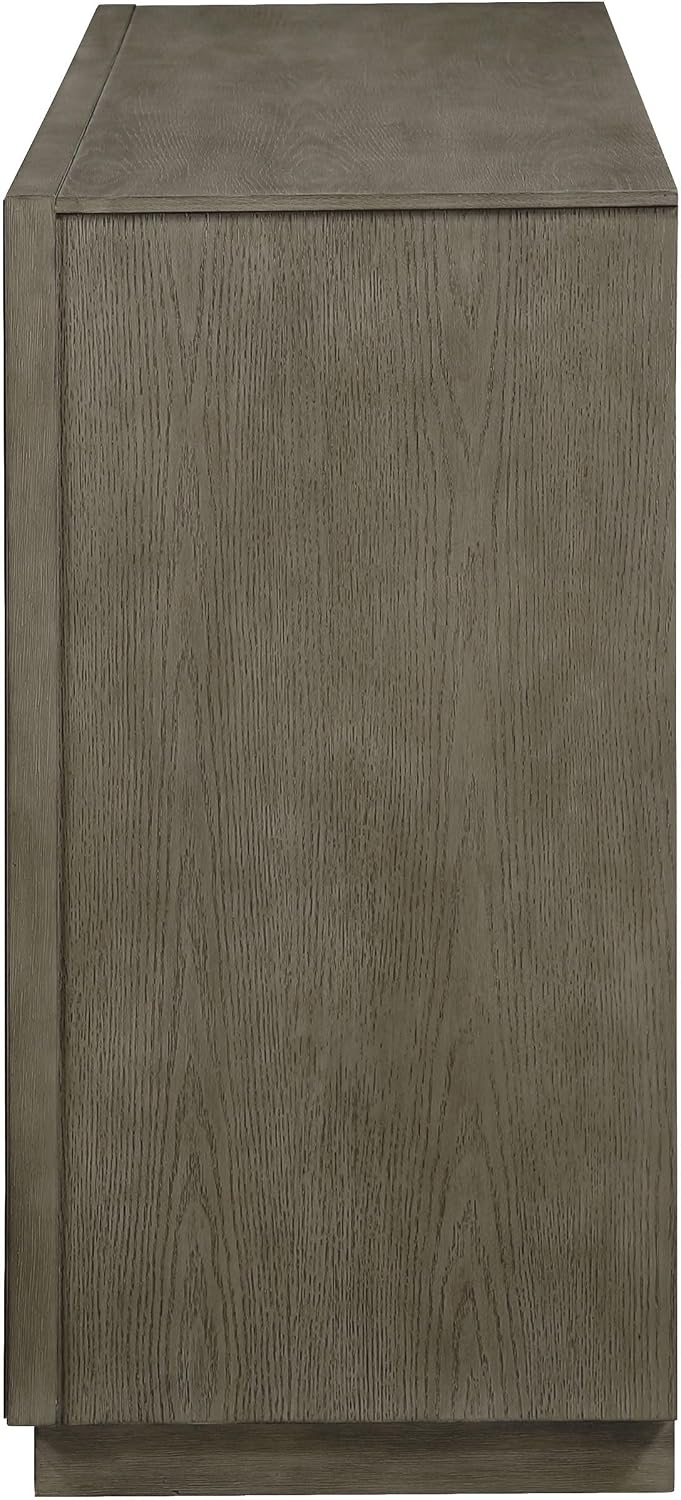 Coaster Home Furnishings - Durango - Wood - 8-Drawer Dresser with Extra-Long Drawer Pulls, Taupe Oak Finish, Mitered Trim, Contemporary Style - Bedroom - Taupe Oak - 223273