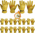 HANDLANDY HLDD Winter Work Gloves, Insulated Leather Work Glove with Abrasion Protection & Thinsulate Lining for Cold Weather
